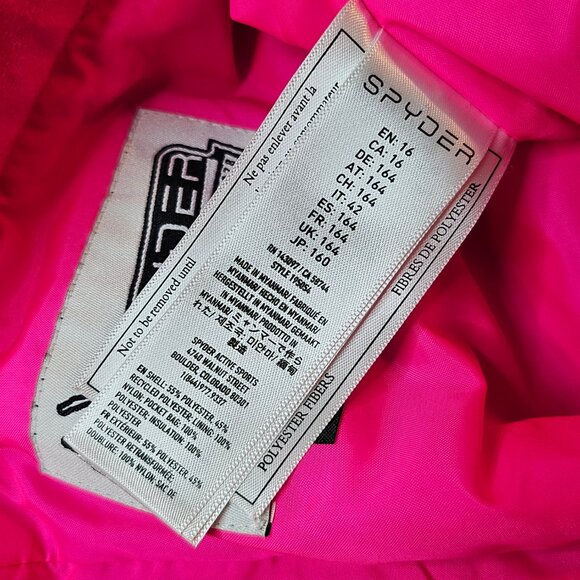 Spyder Youth Insulated Olympia Ski / Snowboard / Winter Sports Pants - Size 16 - Picture 7 of 11